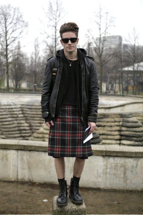 New mesh shirt and a kilt! Looking forward to your suggestions. :  r/GothStyle