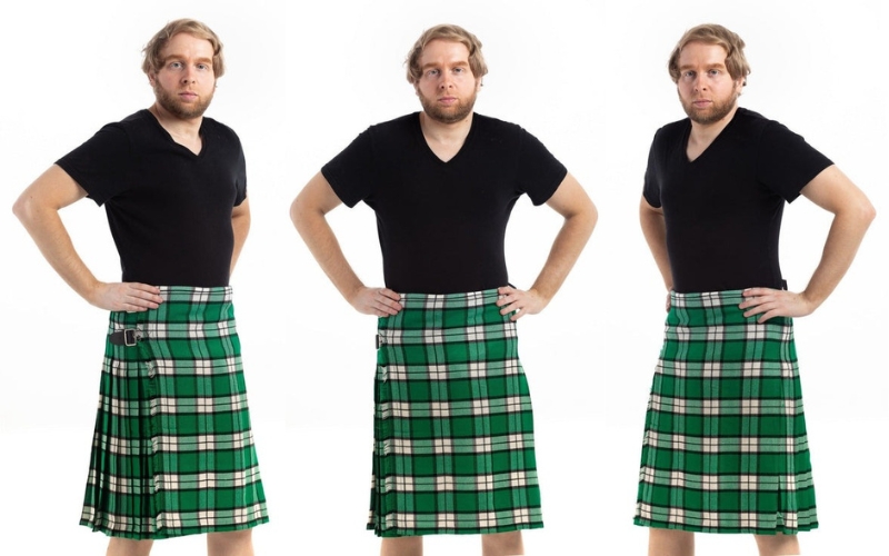 Longniddry Dress Dance - Green Tartan Kilt.jpg